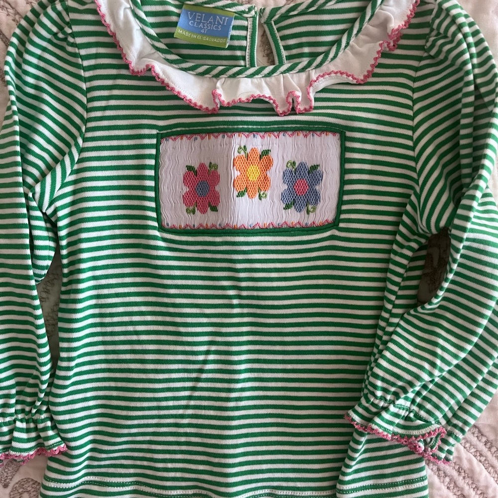 Anavini smocked top